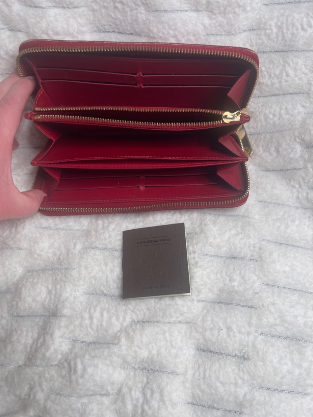 Louis Vuitton Zippy Wallet Monogram Vernis Red | Authentic LV Patent Leather Wal - Picture 4 of 16